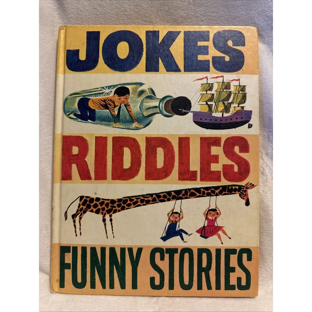 Vintage 1972 Jokes, Riddles, Funny Stories Oscar Weigle Grossett & Dunlap